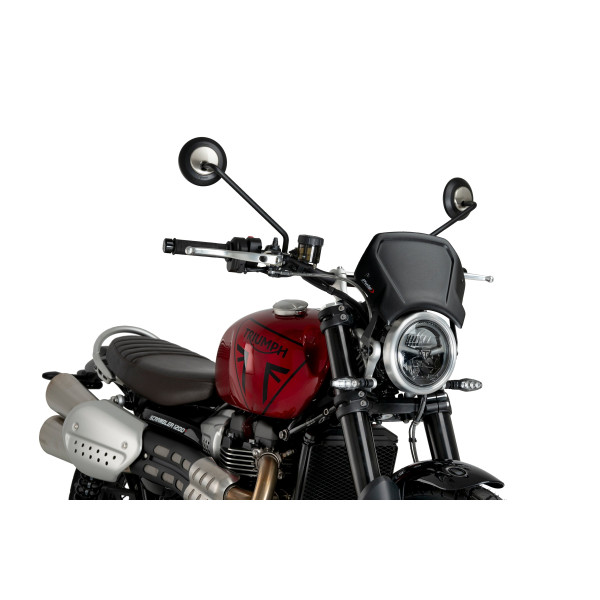 Puig Puig aluminium fly screen | black | triumph scrambler 1200x 2024>current